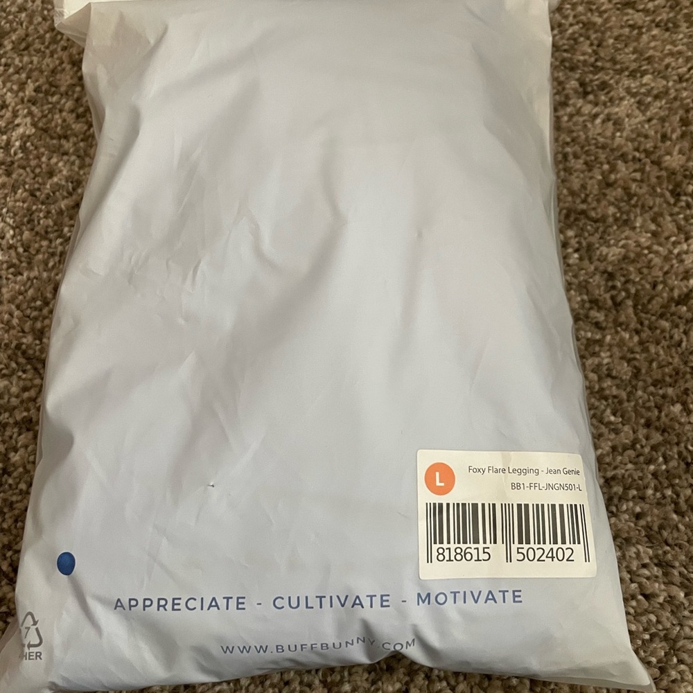 Buffbunny Collection Flare Leggings in Blue